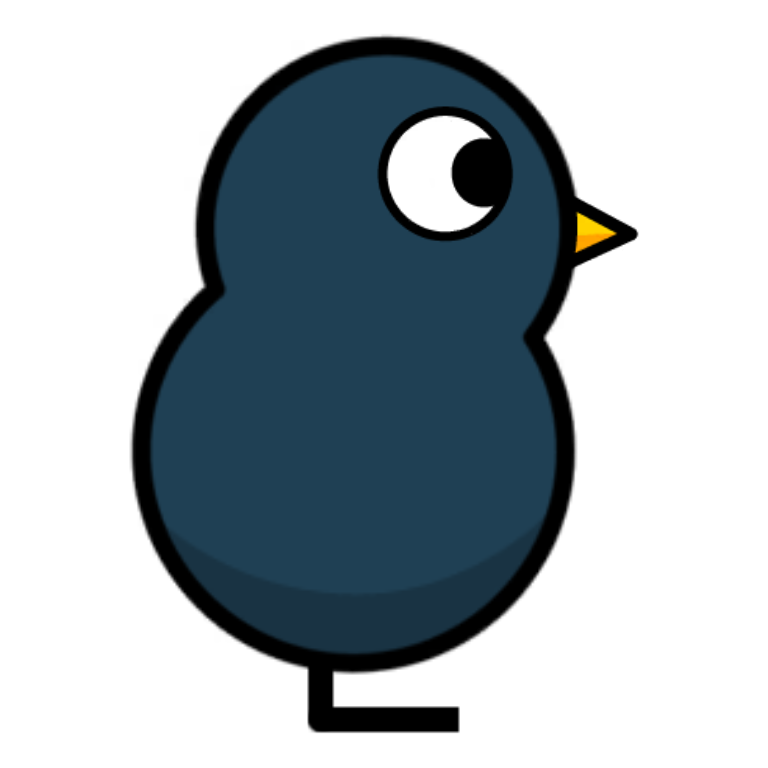 Example duck from Penguin Paint Egg