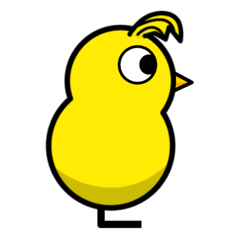 Slick Fringe on a plain yellow duck
