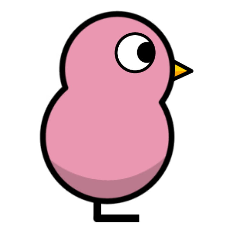 Example duck from Soft Pink egg