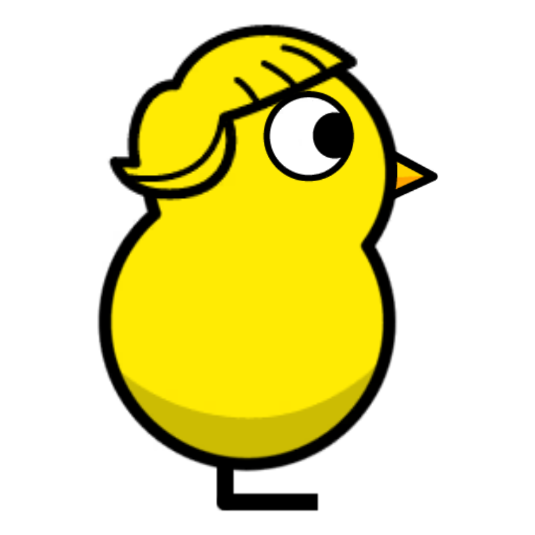 The student on a plain yellow duck