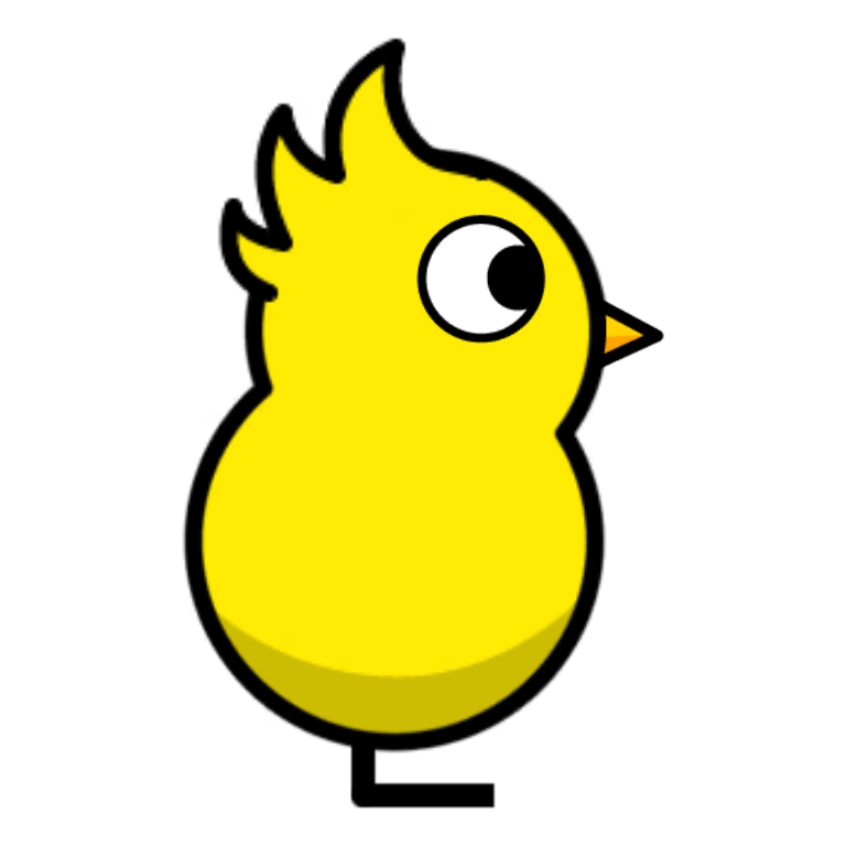 Tropical Spikes on a plain yellow duck