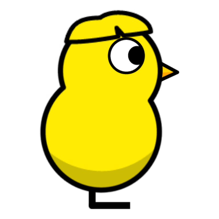 Whizz Kid on a plain yellow duck