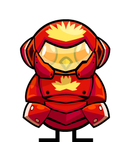 Armoured Red Duck artwork
