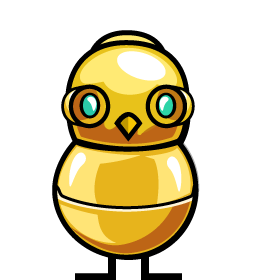 Gold Robot Duck artwork