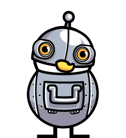 Silver Robot Duck artwork