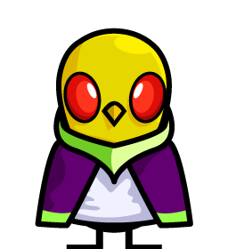 Purple-Caped Duck artwork