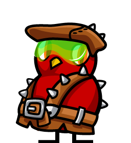 Goggled Red Duck artwork