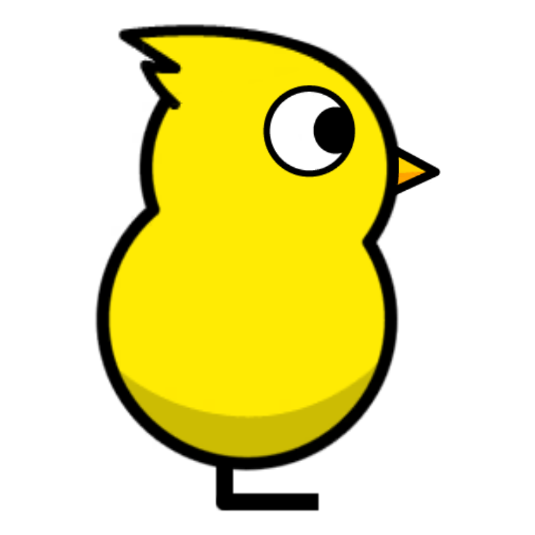 Streamlined Hair on a plain yellow duck