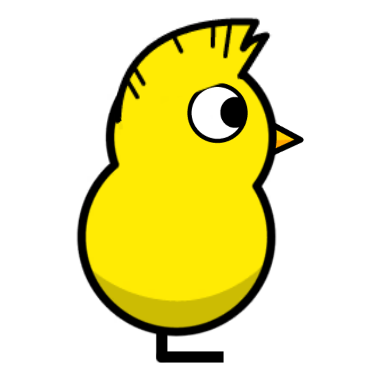 Mohawk Hair on a plain yellow duck