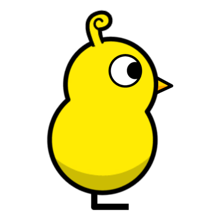 Baby Hair on a plain yellow duck