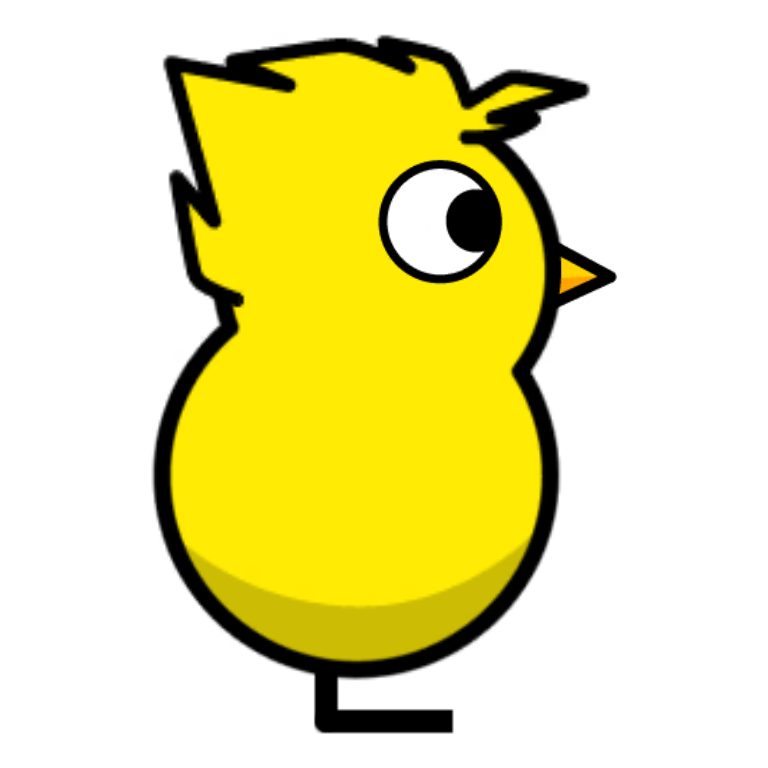Dragonball- D on a plain yellow duck