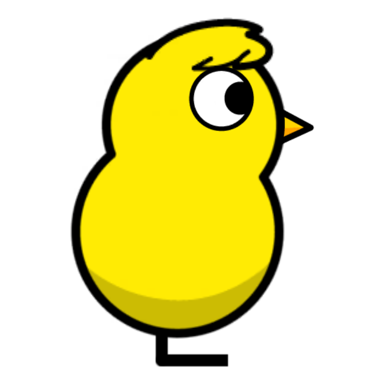 Casual Hair on a plain yellow duck