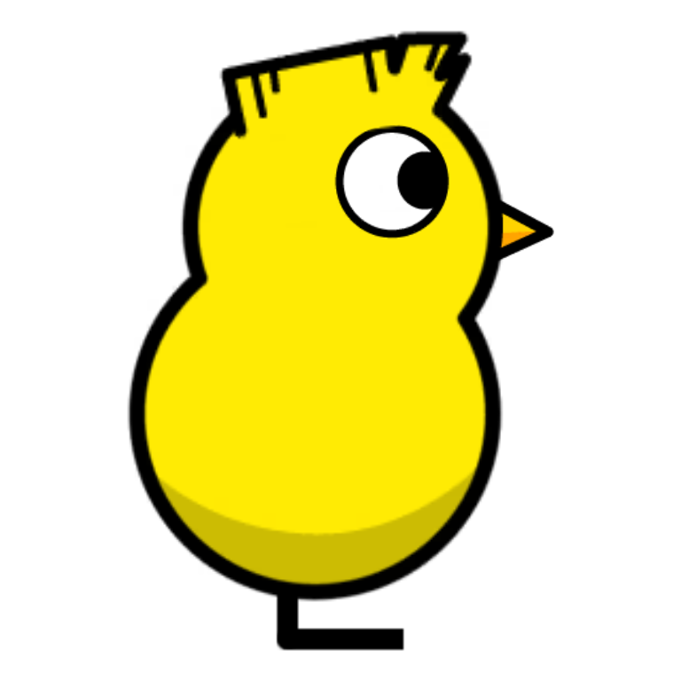 Army Duck Hair on a plain yellow duck