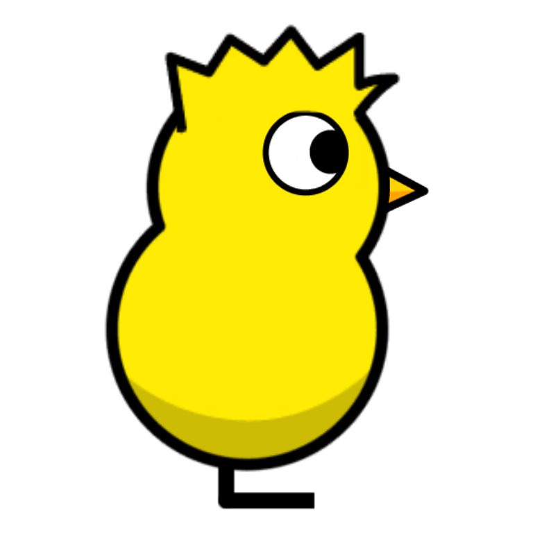 Spikey Hair on a plain yellow duck