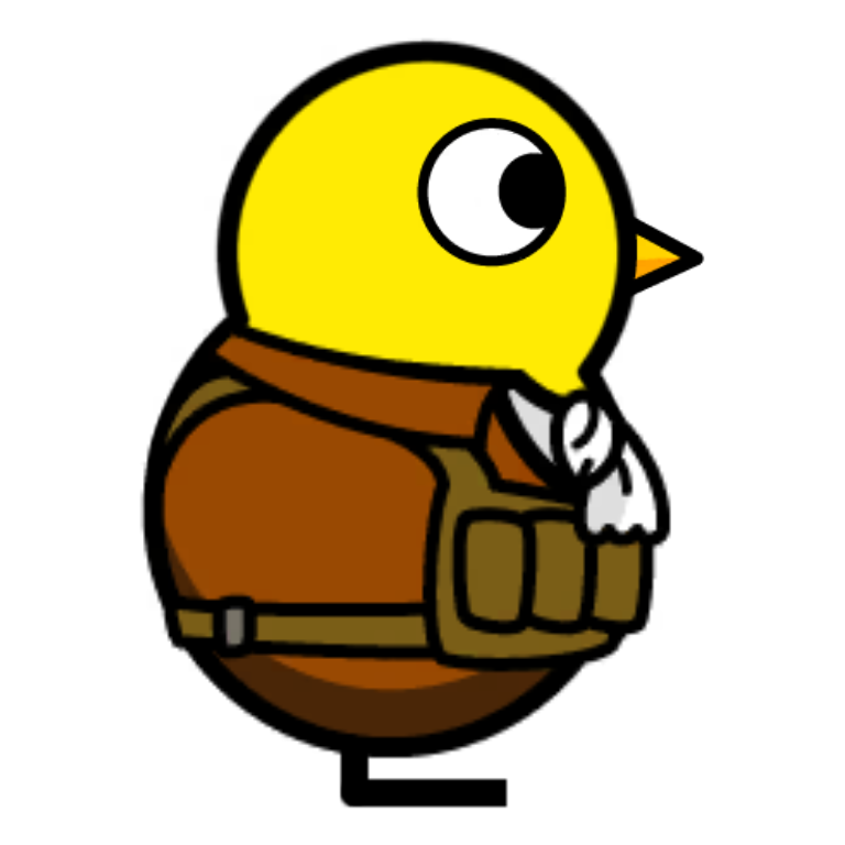 Explorer Shirt on a plain yellow duck