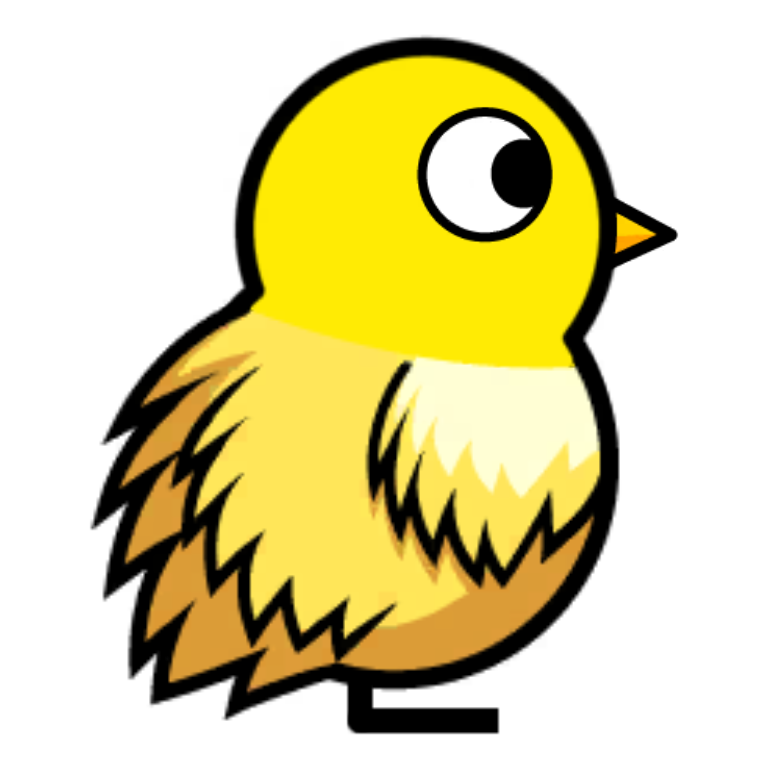 Furry Dookie Coat on a plain yellow duck