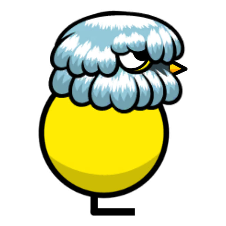 Yeti Mask on a plain yellow duck