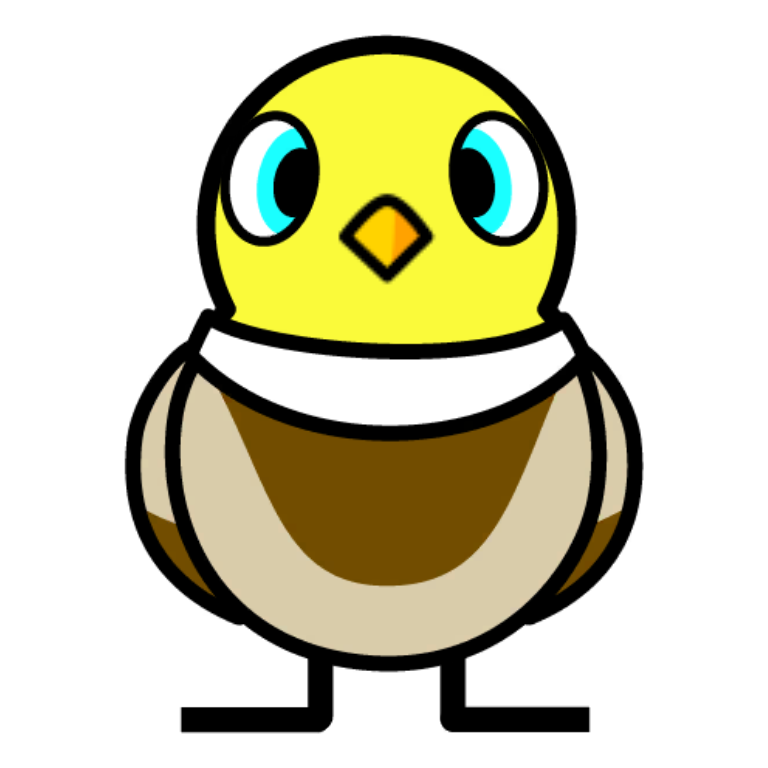 Front view of Mallard costume