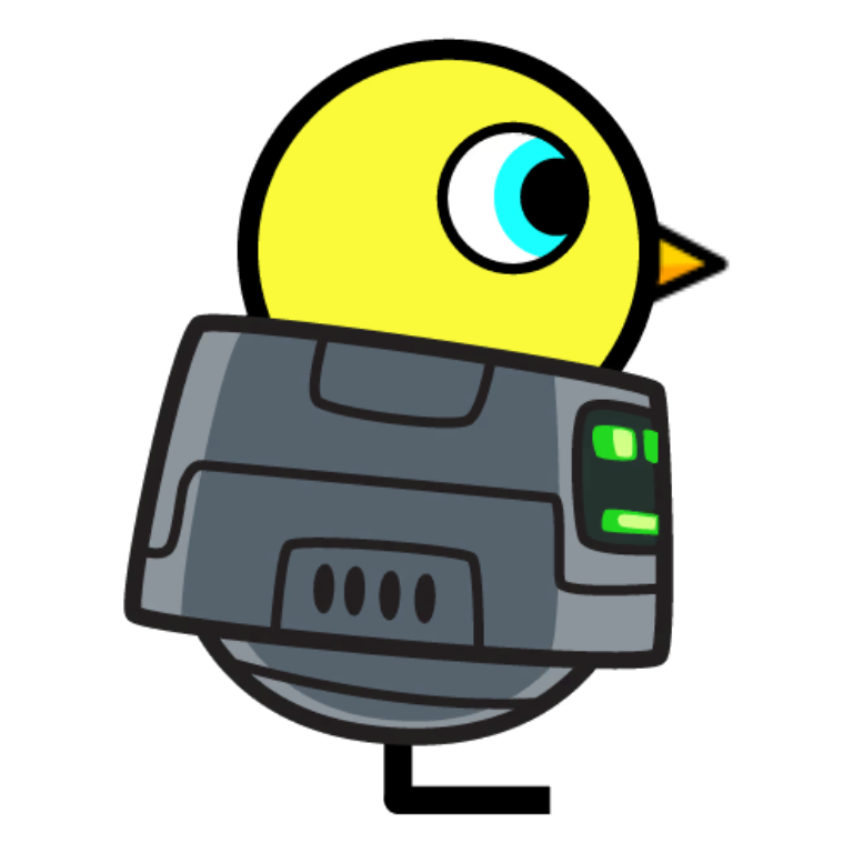 Robot costume artwork