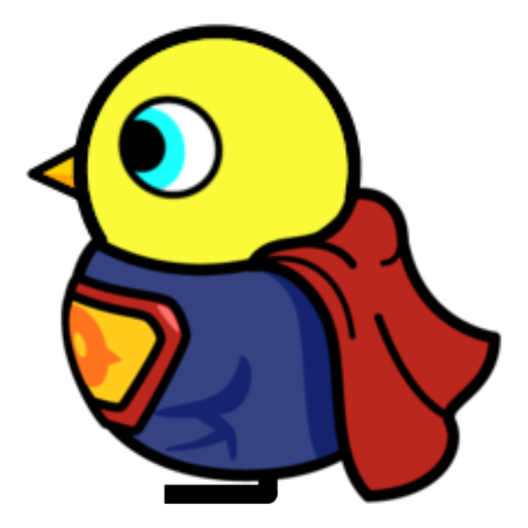 Rotating overworld view of Superduck costume