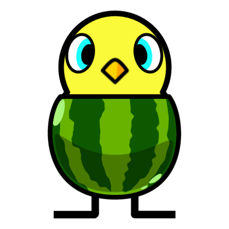 Front view of Watermelon