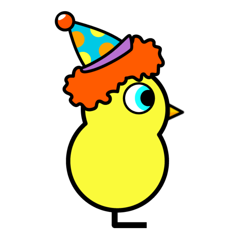 Clown hat artwork