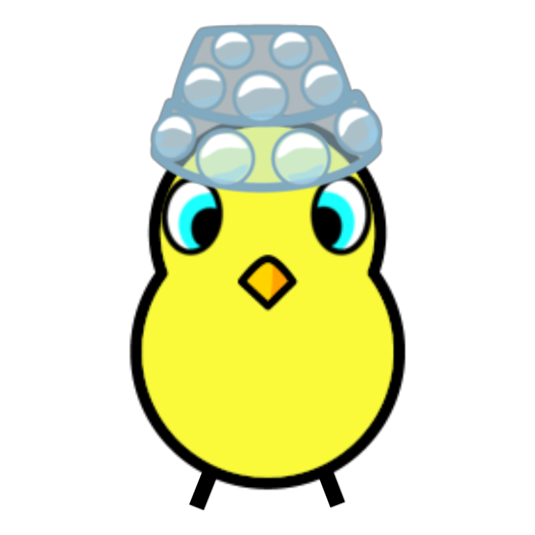 Rotating overworld view of Bubble wrap hat