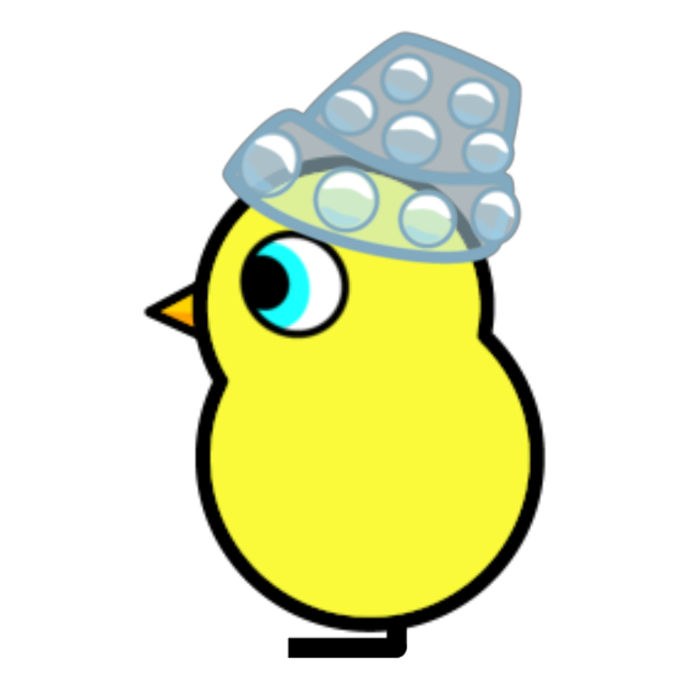 Rotating overworld view of Bubble wrap hat