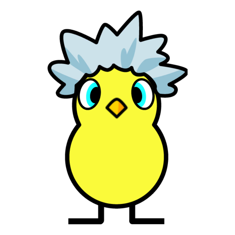 Front view of Mad scientist wig