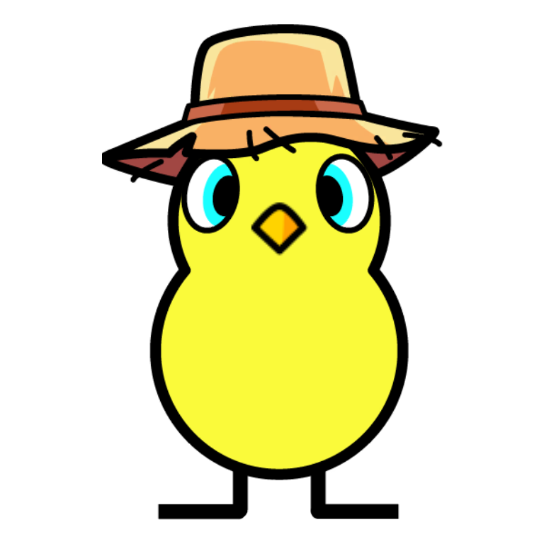 Front view of Farmer hat