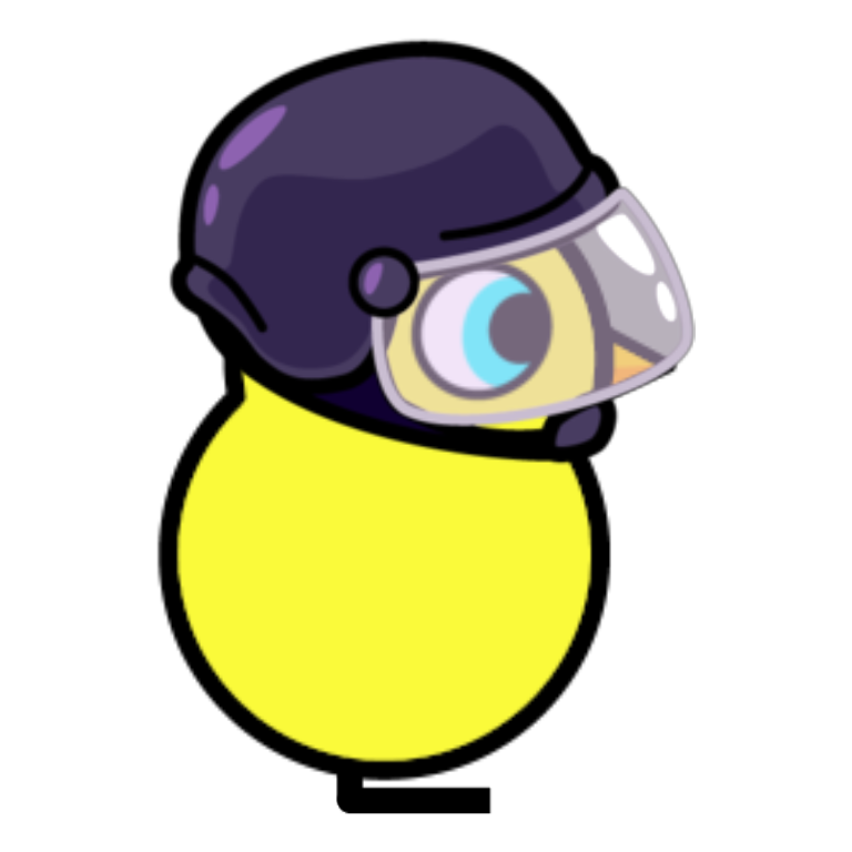 Rotating overworld view of Riot Helmet