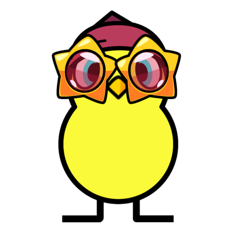 Front view of Glam rock glasses