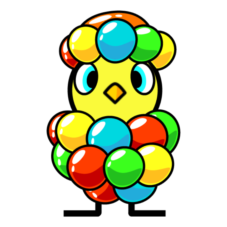 front view of Balloon Outfit