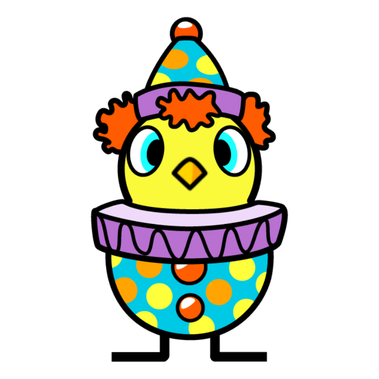front view of Clown Outfit