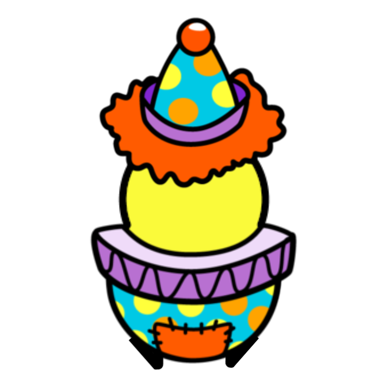 Rotating overworld view of Clown Outfit