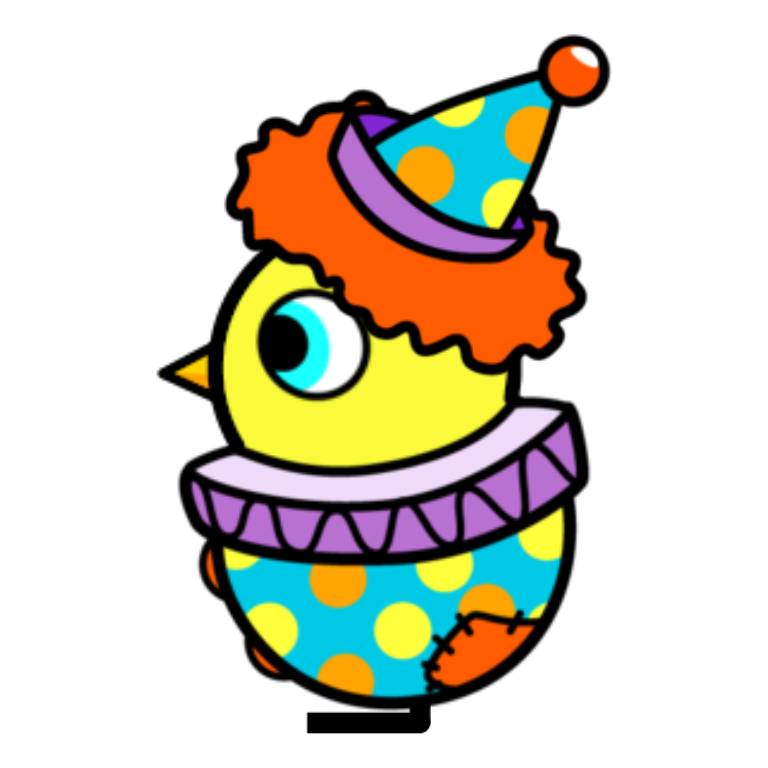 Rotating overworld view of Clown Outfit