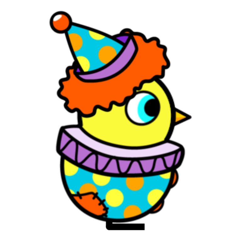 Rotating overworld view of Clown Outfit