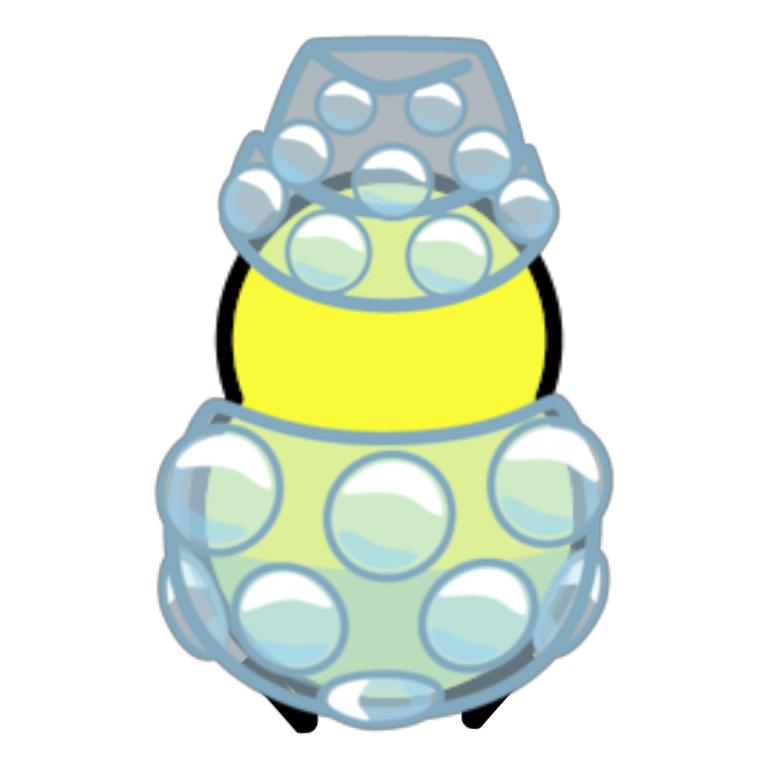 Rotating overworld view of Bubble Wrap Outfit