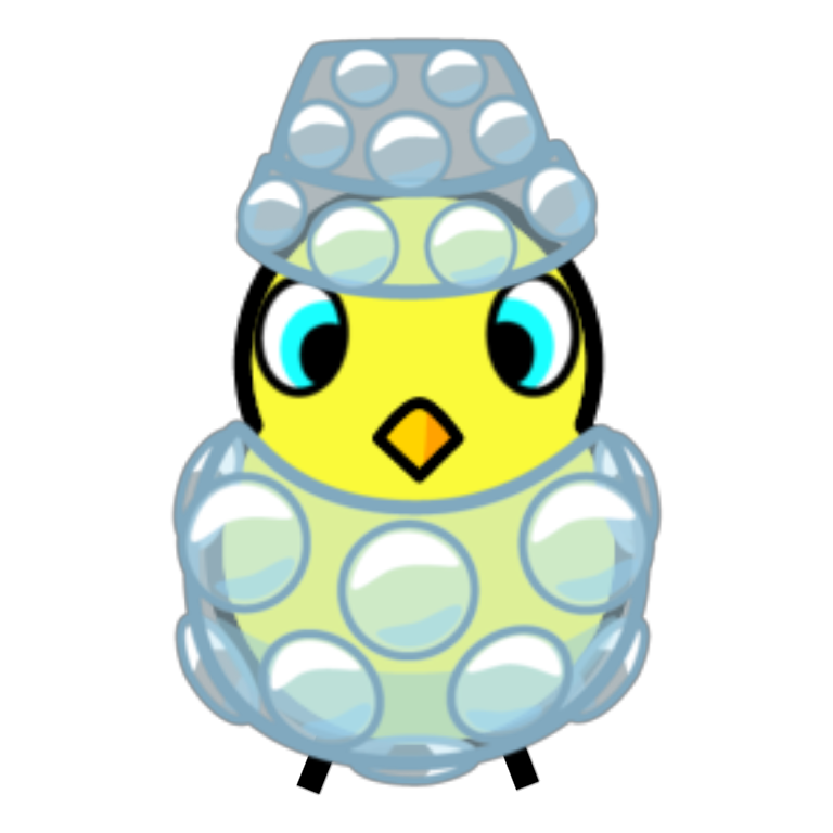 Rotating overworld view of Bubble Wrap Outfit