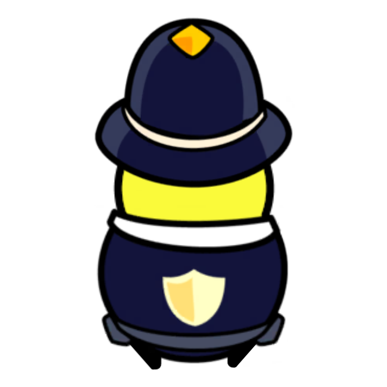 Rotating overworld view of Police Outfit