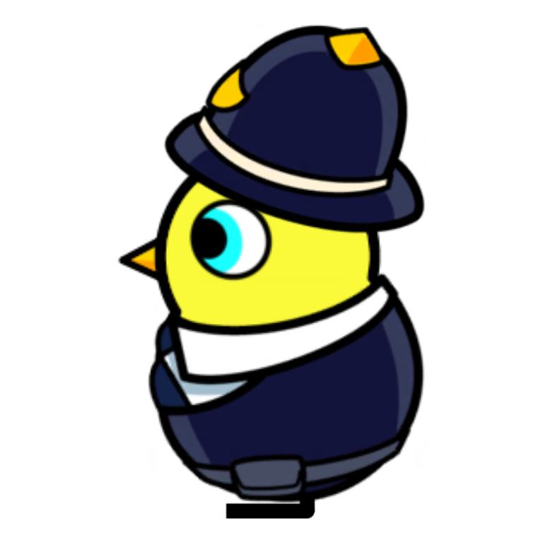 Rotating overworld view of Police Outfit