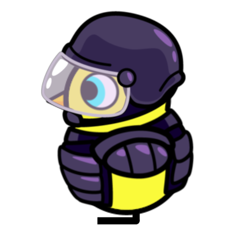 Rotating overworld view of Riot Outfit