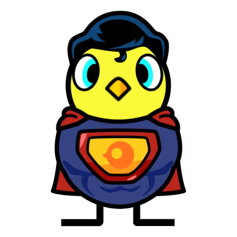 front view of Superduck Outfit