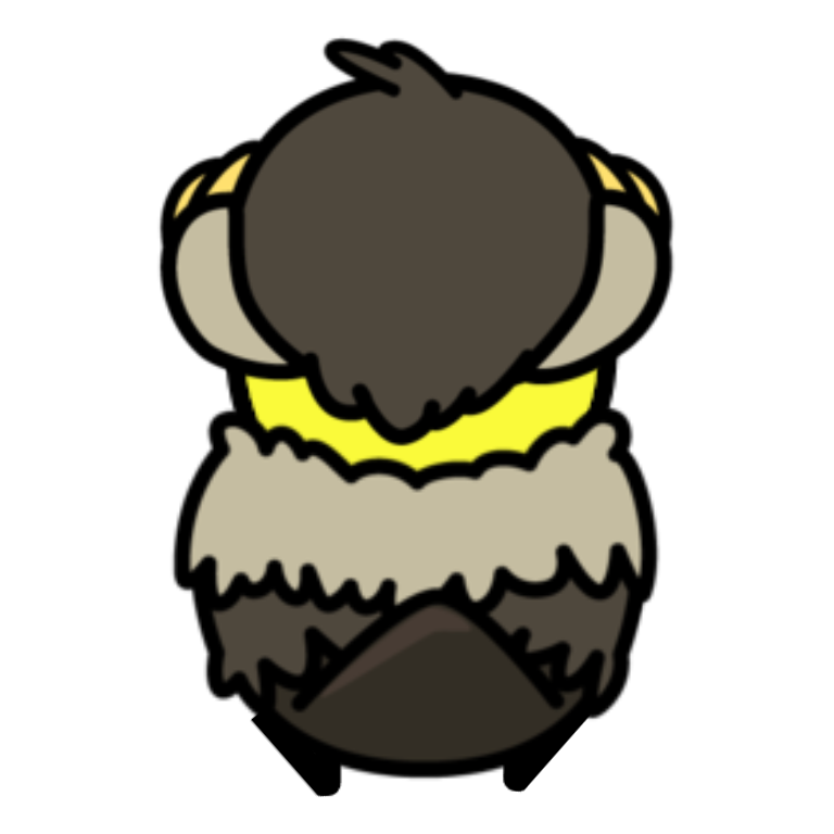 Rotating overworld view of Mole Outfit