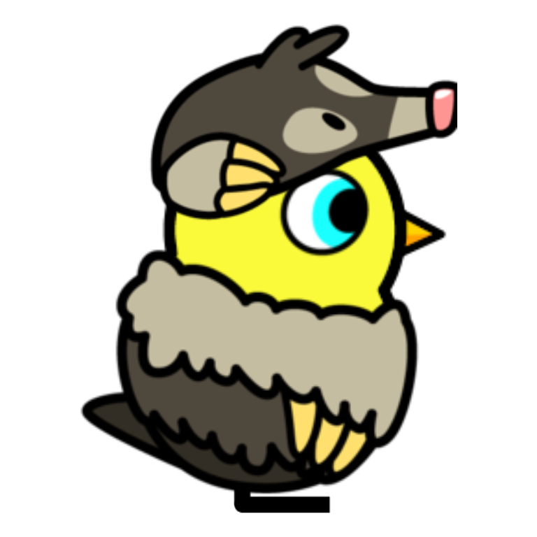 Rotating overworld view of Mole Outfit