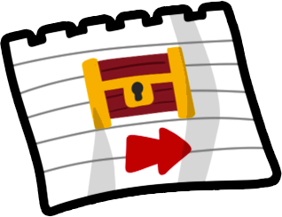 Treasure clue artwork