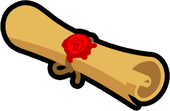 Treasure scroll artwork