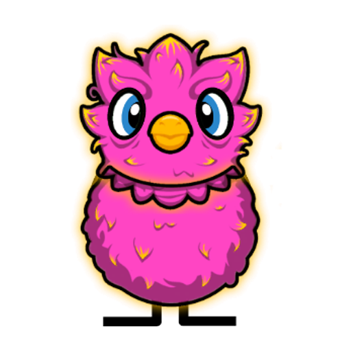 Yellow blue-eyed duck wearing Phoenix Outfit, colour slot 5