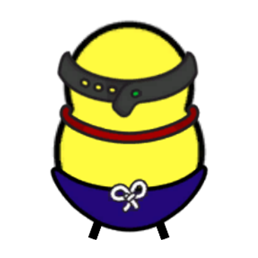 Rotating overworld view of a yellow blue-eyed duck wearing Swimmer Outfit