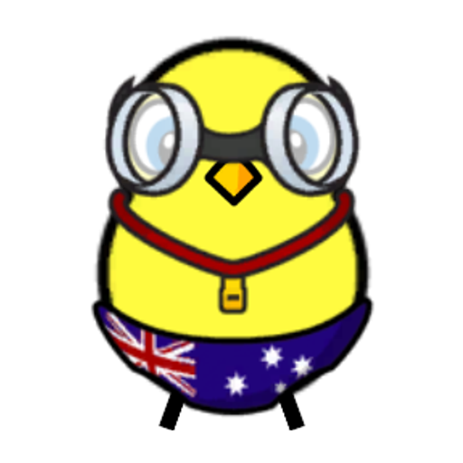 Rotating overworld view of a yellow blue-eyed duck wearing Swimmer Outfit